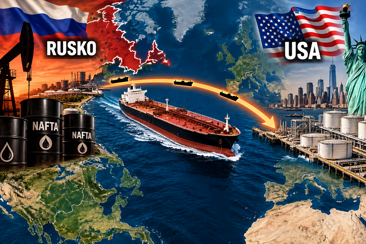 Prvá ruská nafta by mohla do USA prísť o dva až tri týždne